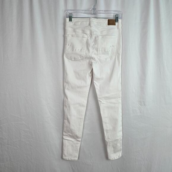 American Eagle Jegging Women's 4 White Next Level Stretch Hi-Rise - Picture 2 of 16